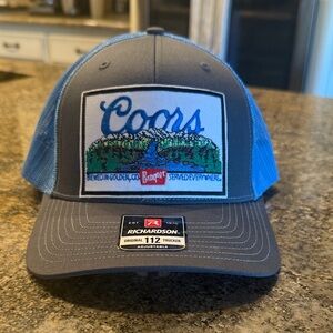 Coors Richardson Gray and Blue Trucker Hat